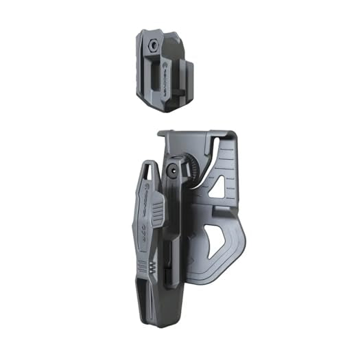 G7A Right Hand Active Retention Holster For all Double Stack 9mm Pistols with a full size rail