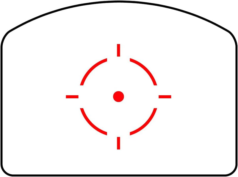 Trijicon RMR HD Red Dot Sight 55 MOA Adjustable LED Reticle with 1.0 MOA Red Center Dot