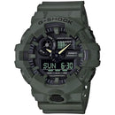 Casio Men's XL Series G-Shock Quartz 200M WR Shock Resistant Resin Color: Matte Olive Green (Model GA-700UC-3ACR)