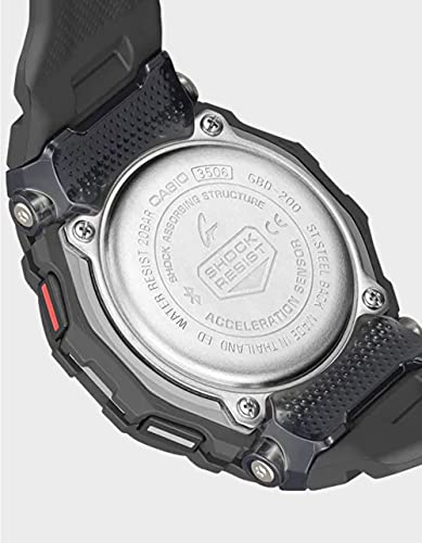 G-Shock Men's GBD200 Square Case Watch Black