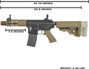 Elite Force M4 CQC AEG 6mm Airsoft Rifle with EFCS Amoeba Version 2 Gearbox