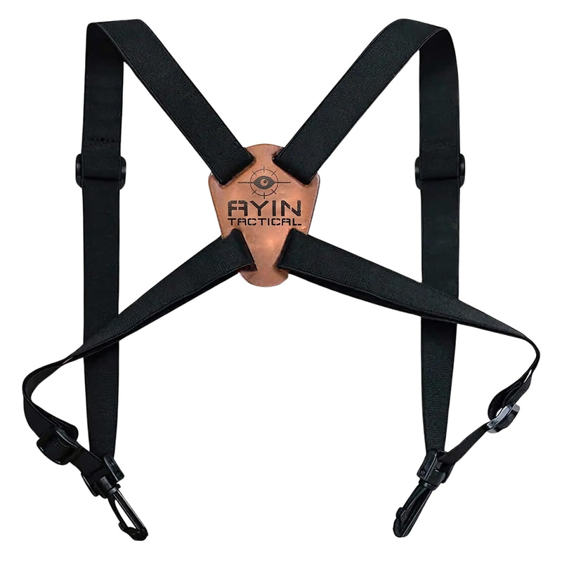 AYIN Binocular Harness, Binocular Strap, Adjustable Deluxe Binoculars Harness for Hunting, Birding, Sports watching, Binocular Cross Straps Harness, Camera Harness, Rangefinder harness