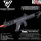 KWA Airsoft Rifle Ronin Series Automatic Electric AEG Airsoft Gun w/Upgraded V2 Gearbox, ETU Compatible, Quick Change Spring System, Full Metal Design