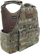 AYIN MOLLE Breathable Outdoor Vest with Hook and Loop attachment points (Multi Cam)