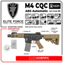 Elite Force M4 CQC AEG 6mm Airsoft Rifle with EFCS Amoeba Version 2 Gearbox